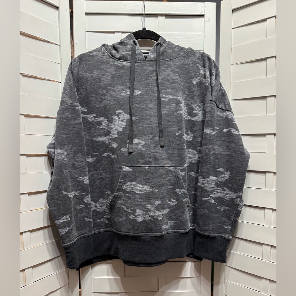 Athletic Works Dark Gray Camouflage Pullover Hoodie
